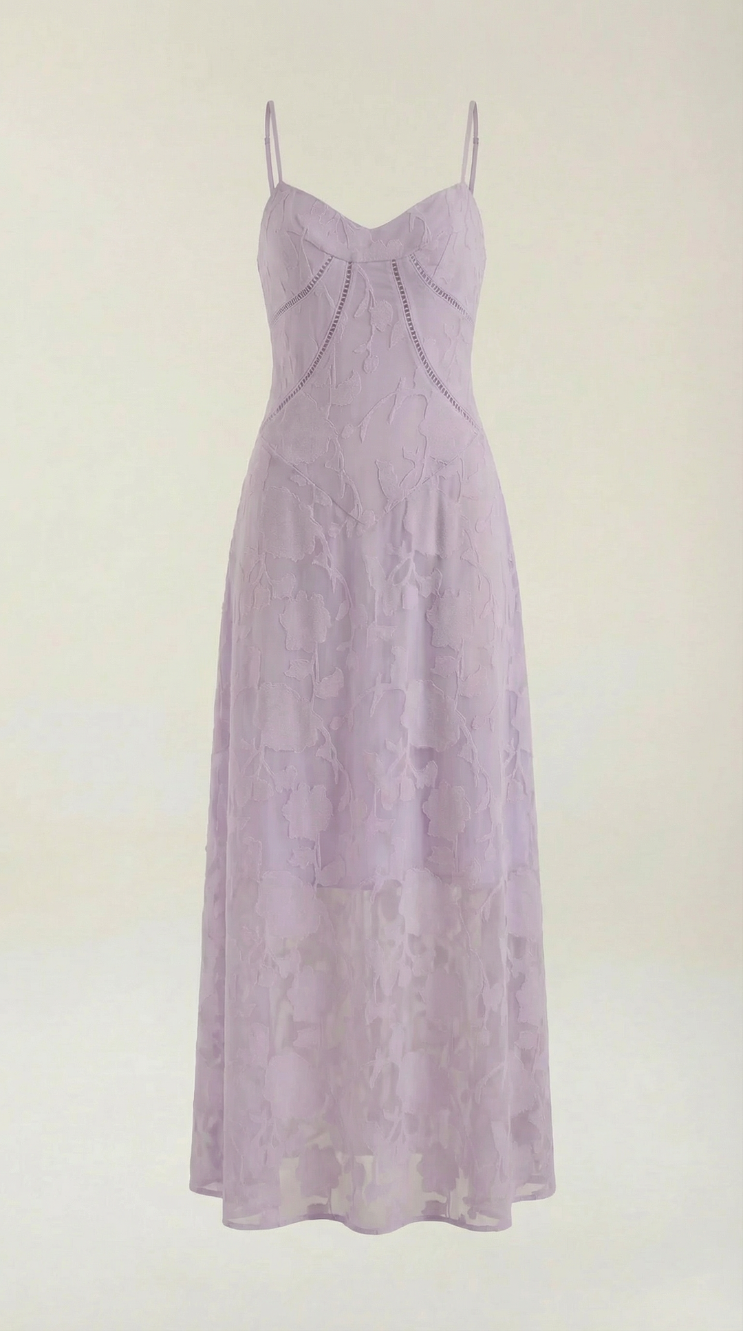 Arabelle Maxikleid mit Jacquard-Stoff