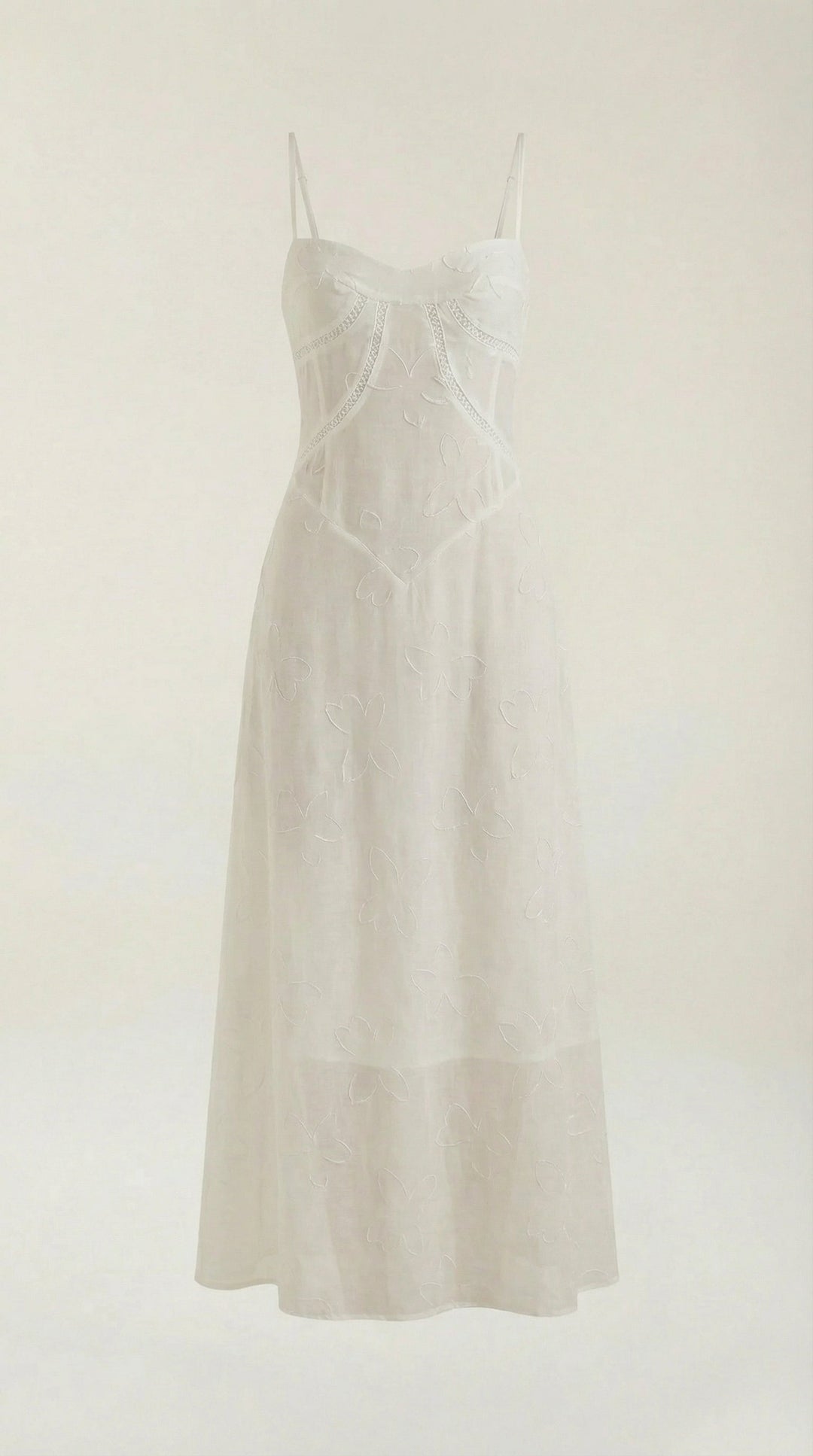 Arabelle Maxikleid mit Jacquard-Stoff