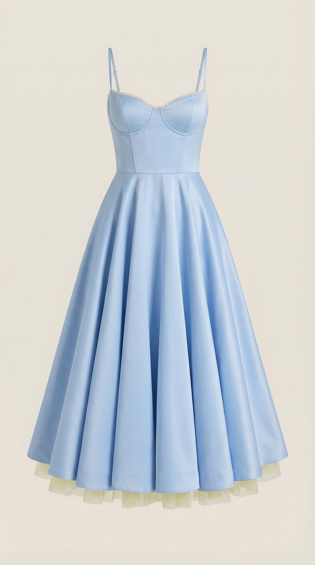 Isolde Tüll-Midikleid