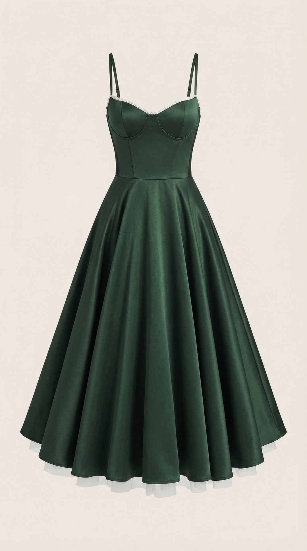 Isolde Tüll-Midikleid