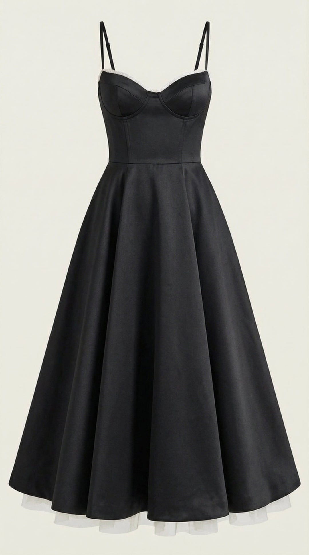 Isolde Tüll-Midikleid