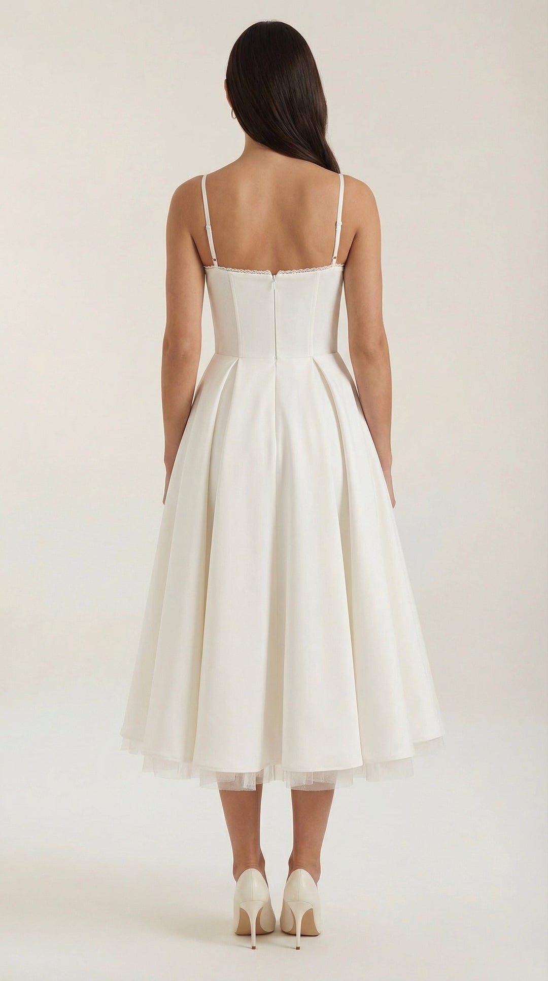 Isolde Tüll-Midikleid
