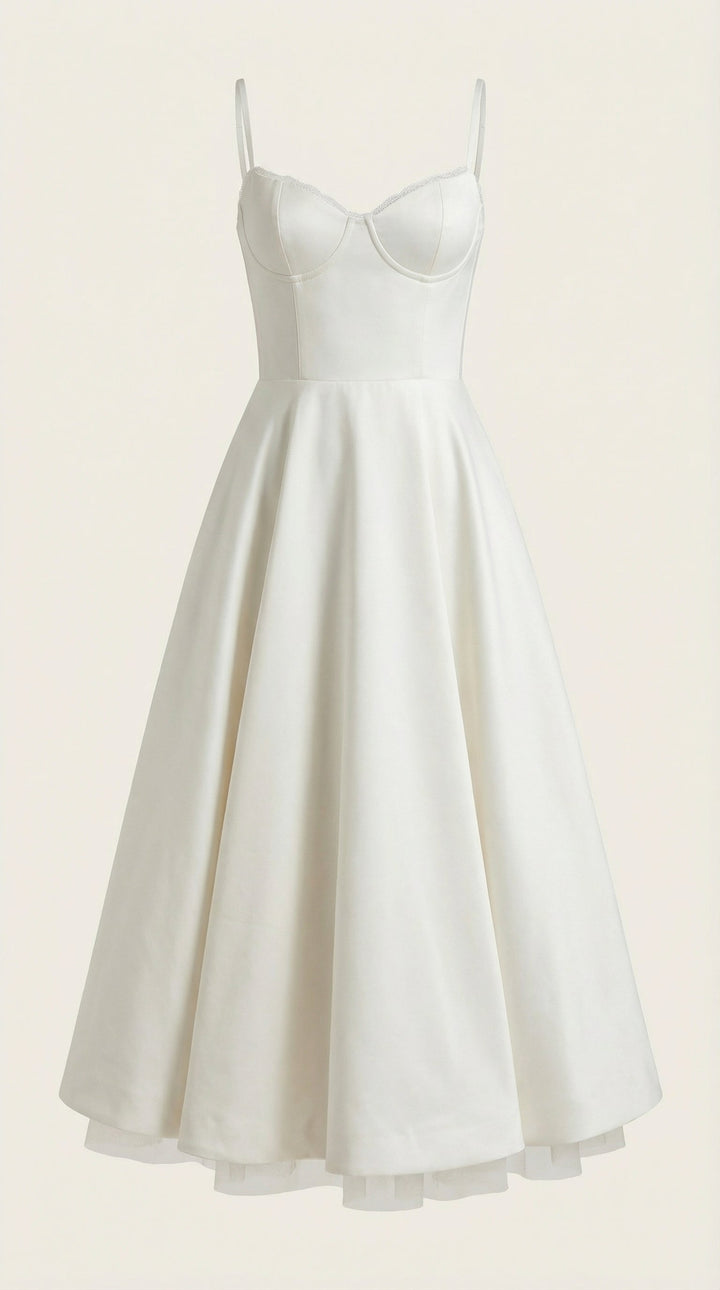 Isolde Tüll-Midikleid