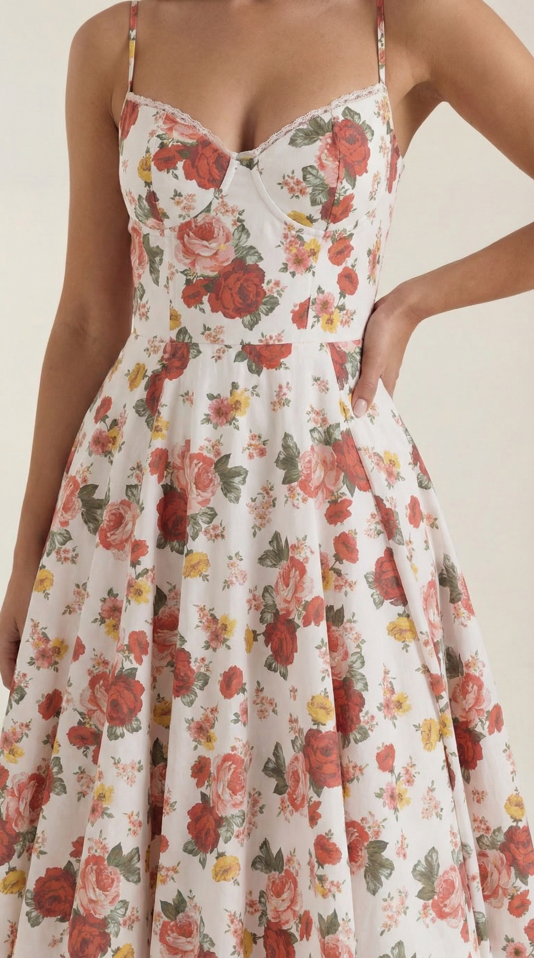 Isolde Tüll-Midikleid