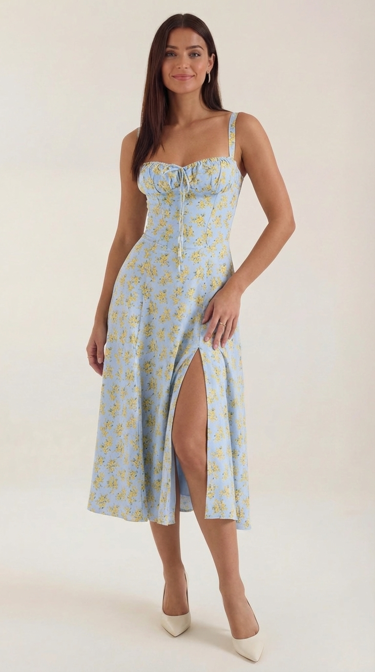 Julia Midi-Sommerkleid