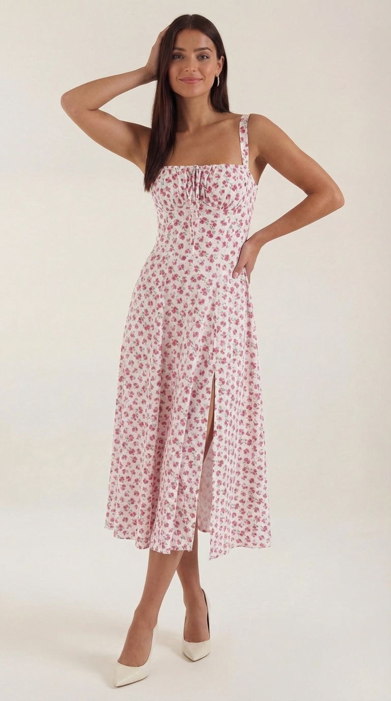 Julia Midi-Sommerkleid