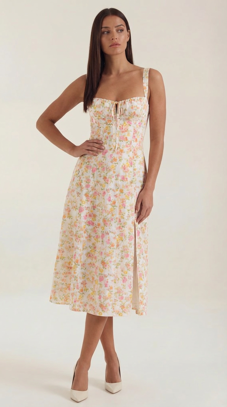Julia Midi-Sommerkleid