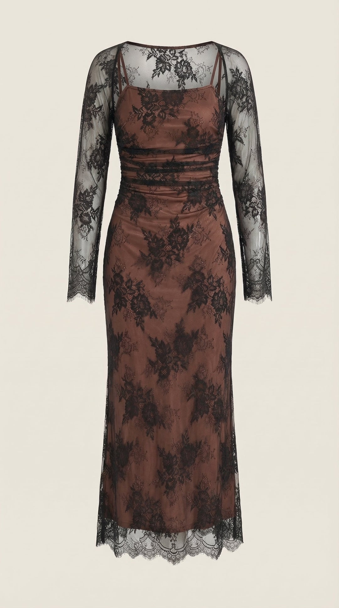 Nerissa Spitzen-Maxikleid