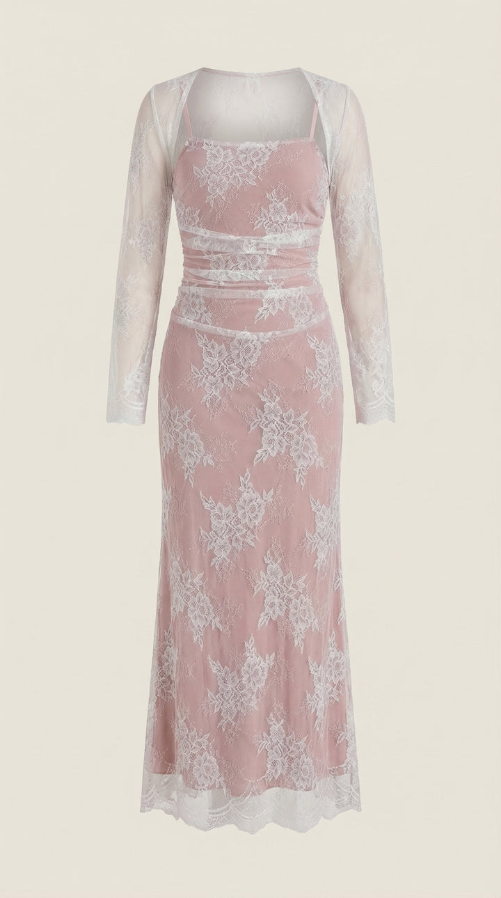 Nerissa Spitzen-Maxikleid