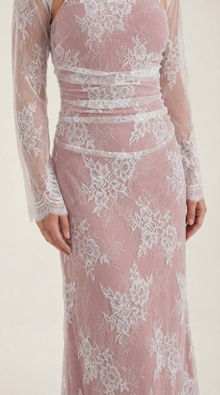 Nerissa Spitzen-Maxikleid