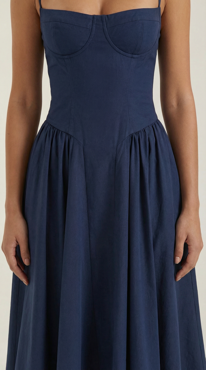 Odette Korsett-Midikleid