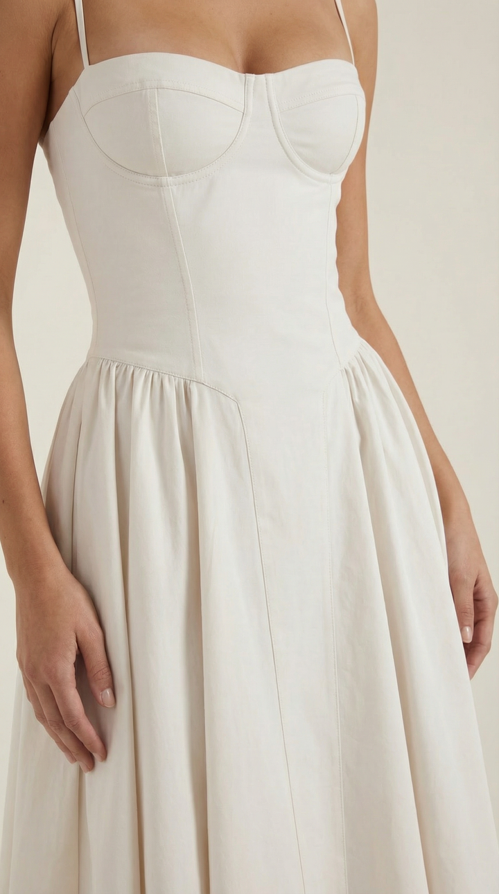 Odette Korsett-Midikleid