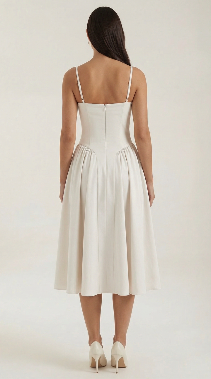 Odette Korsett-Midikleid