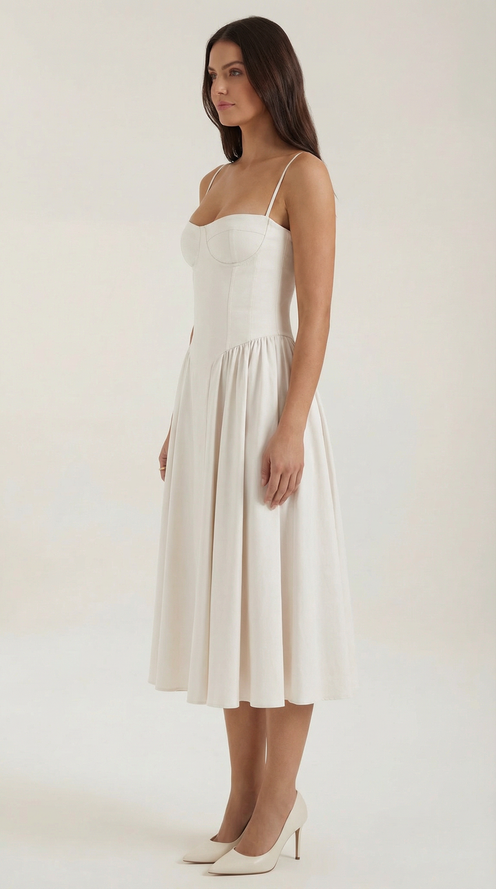 Odette Korsett-Midikleid