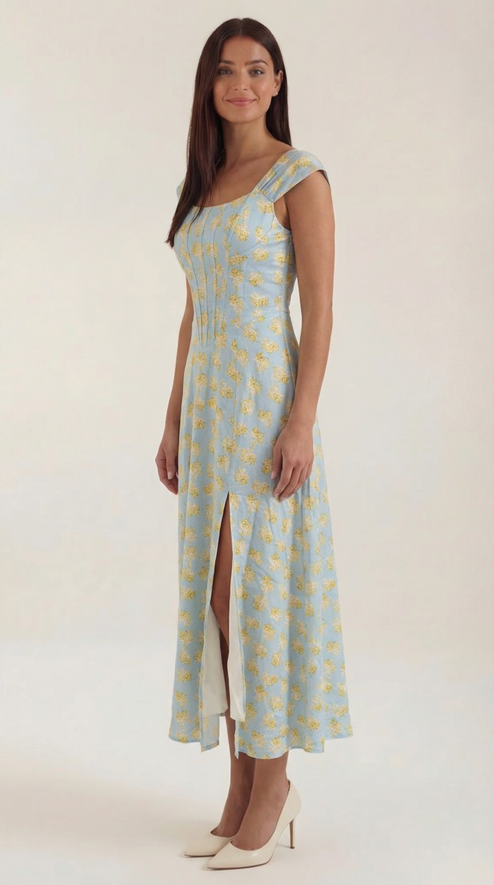 Dahlia Midi-Sommerkleid