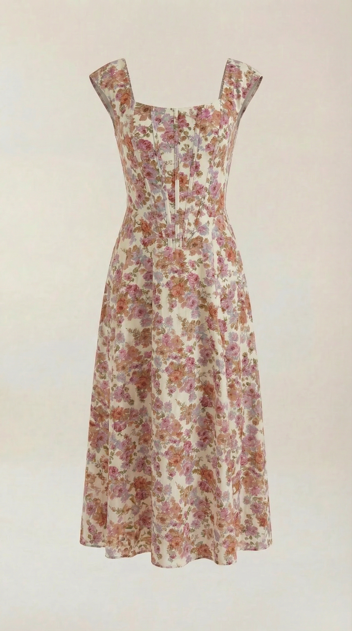 Dahlia Midi-Sommerkleid