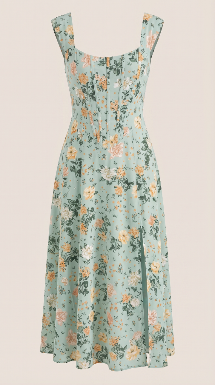 Dahlia Midi-Sommerkleid