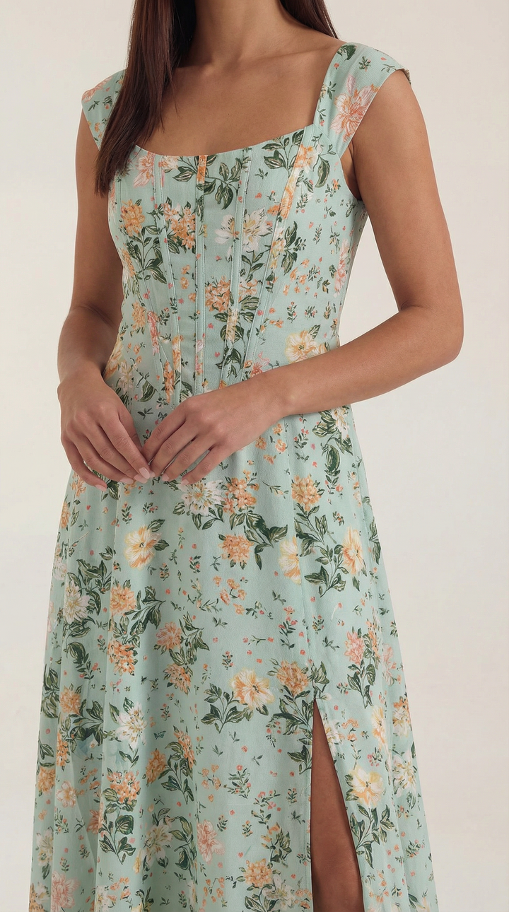 Dahlia Midi-Sommerkleid