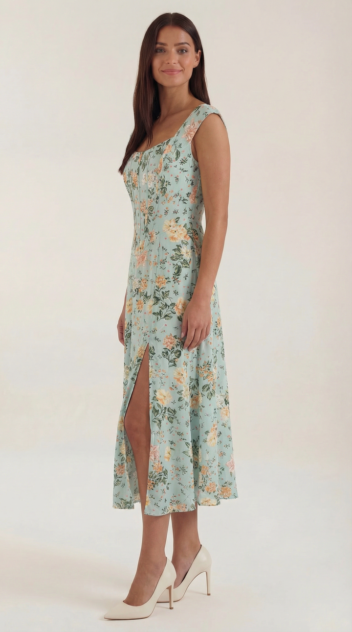 Dahlia Midi-Sommerkleid