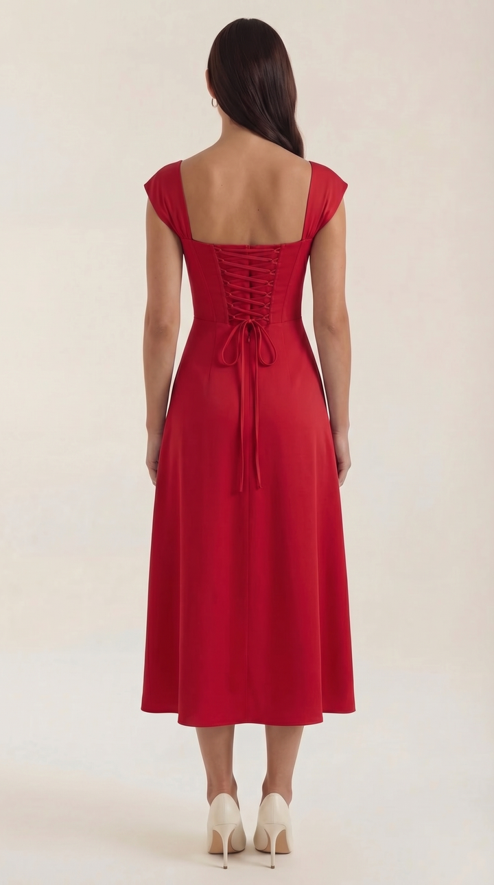Dahlia Midi-Sommerkleid
