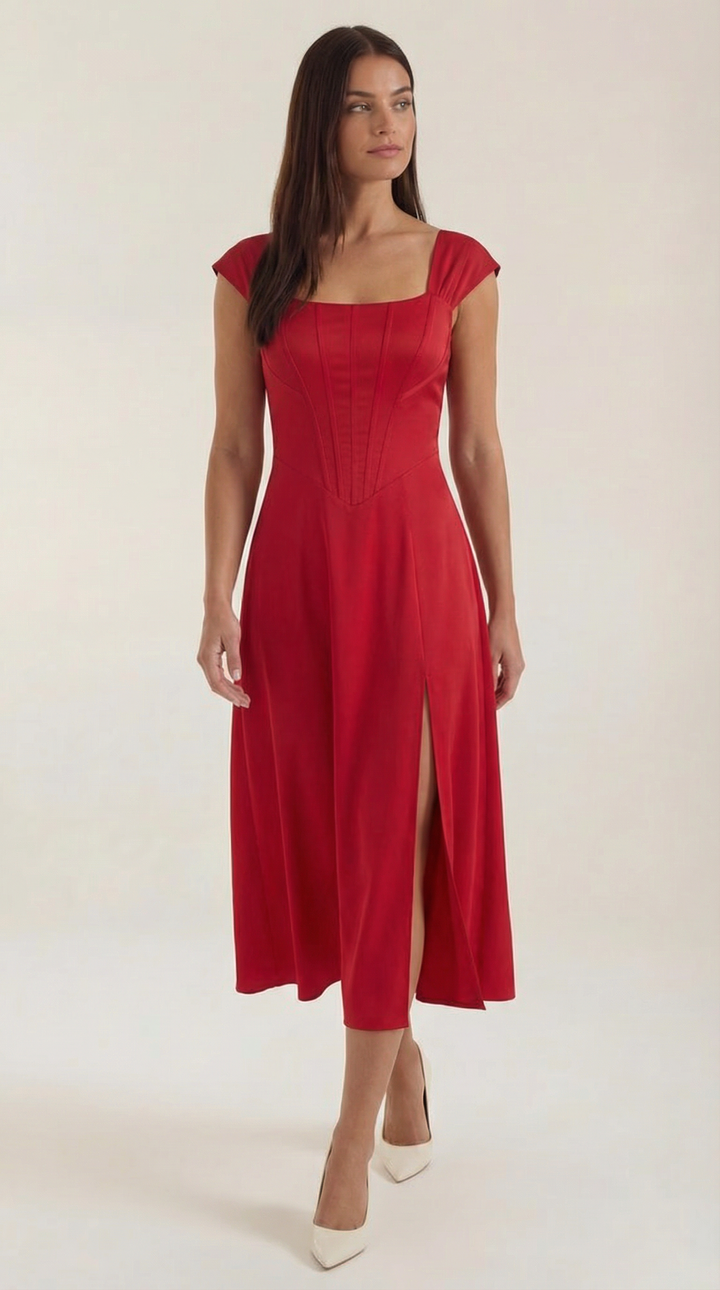 Dahlia Midi-Sommerkleid