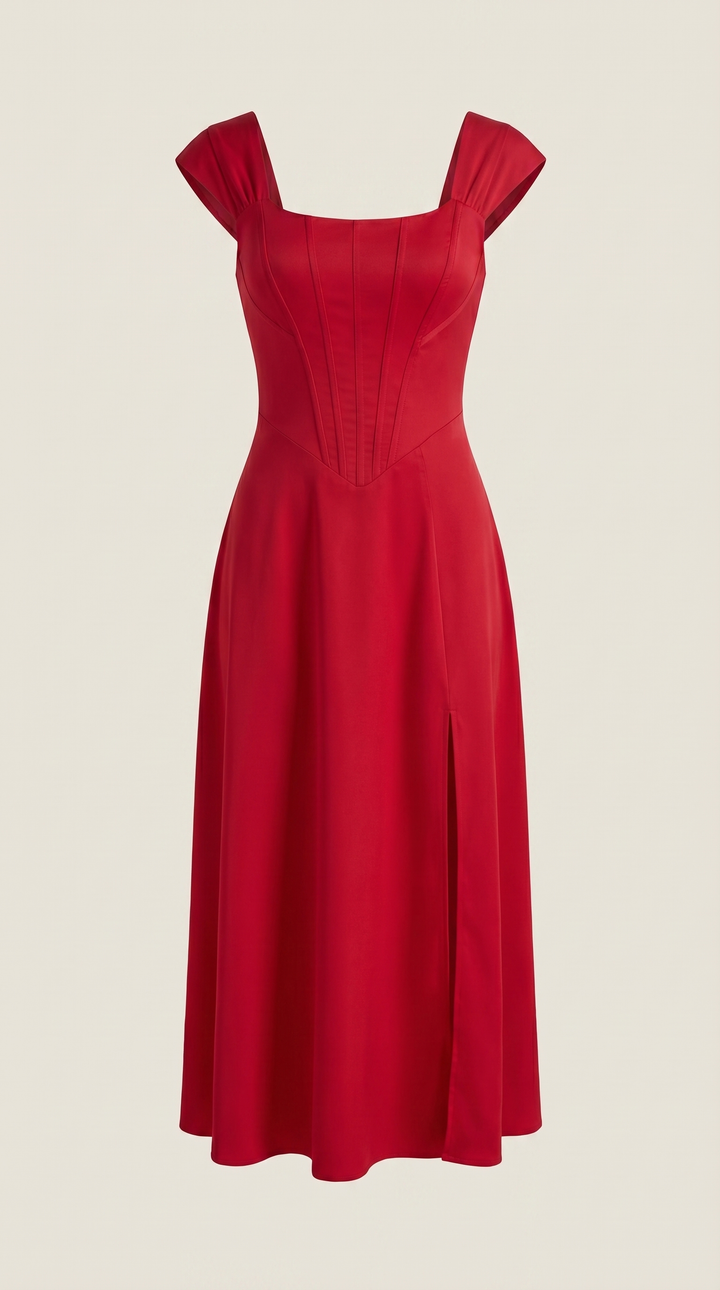 Dahlia Midi-Sommerkleid