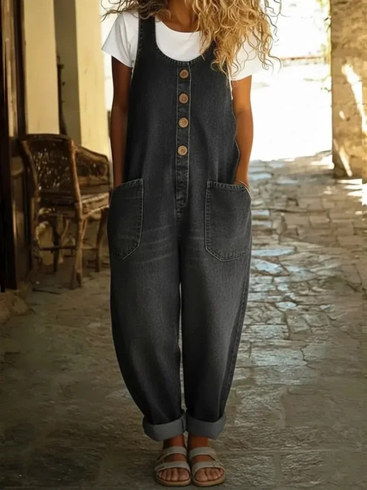 Ruth Vintage-Jeans aus Baumwolle von Maria Zürich — Seitenansicht