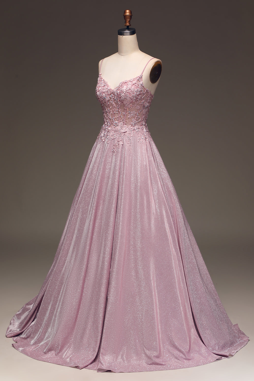 Damen Hochzeitsgast Verziertes Maxikleid