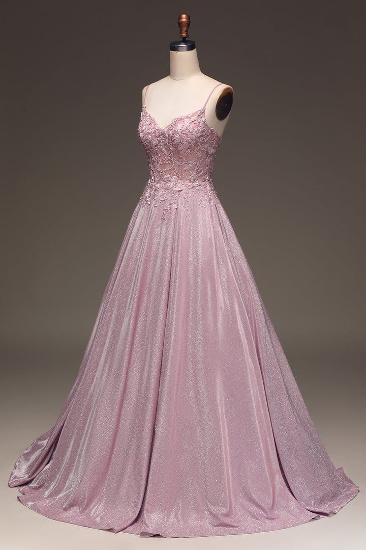 Damen Hochzeitsgast Verziertes Maxikleid